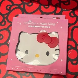 Impressions Hello Kitty LED Compact Mirror with Pink Bow